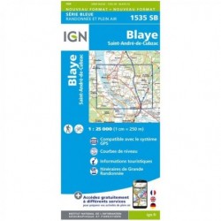 Carte IGN 1535SB...