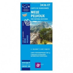 Carte 3436ET Meije Pelvoux